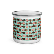 Load image into Gallery viewer, Pan Dulce Pattern Enamel Mug (12 oz)