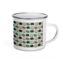 Load image into Gallery viewer, Pan Dulce Pattern Enamel Mug (12 oz)