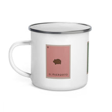 Load image into Gallery viewer, Loteria Pan Dulce Enamel Mug (12 oz)