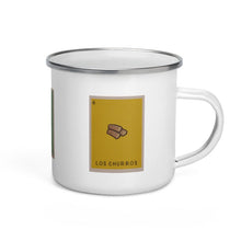 Load image into Gallery viewer, Loteria Pan Dulce Enamel Mug (12 oz)
